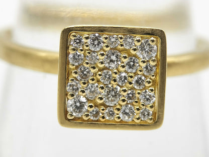 D0.17ct K18 3.5g Ring 