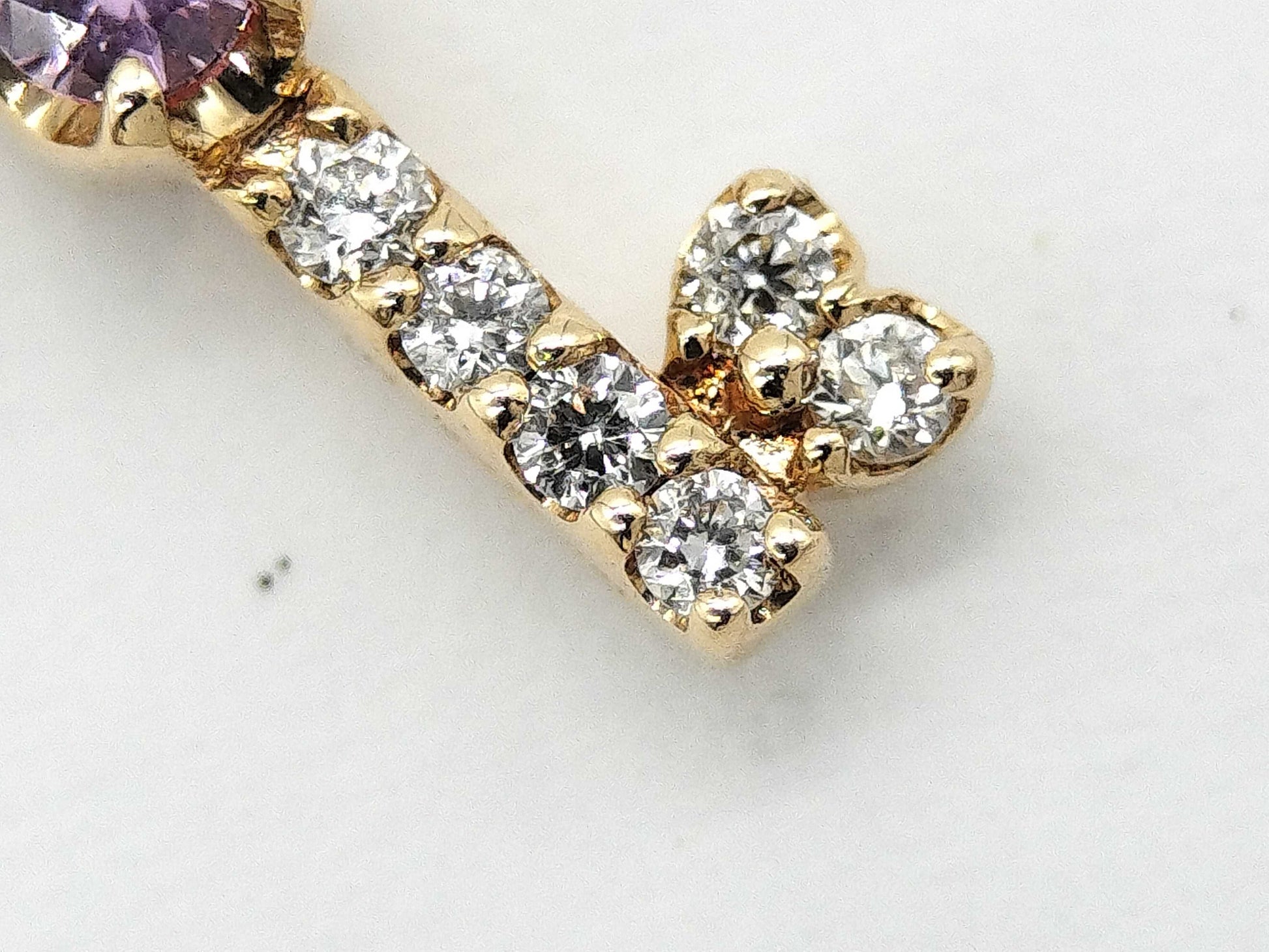 Sirena Azzurro Sapphire and Diamond Necklace in 18K Gold, 1.7g 