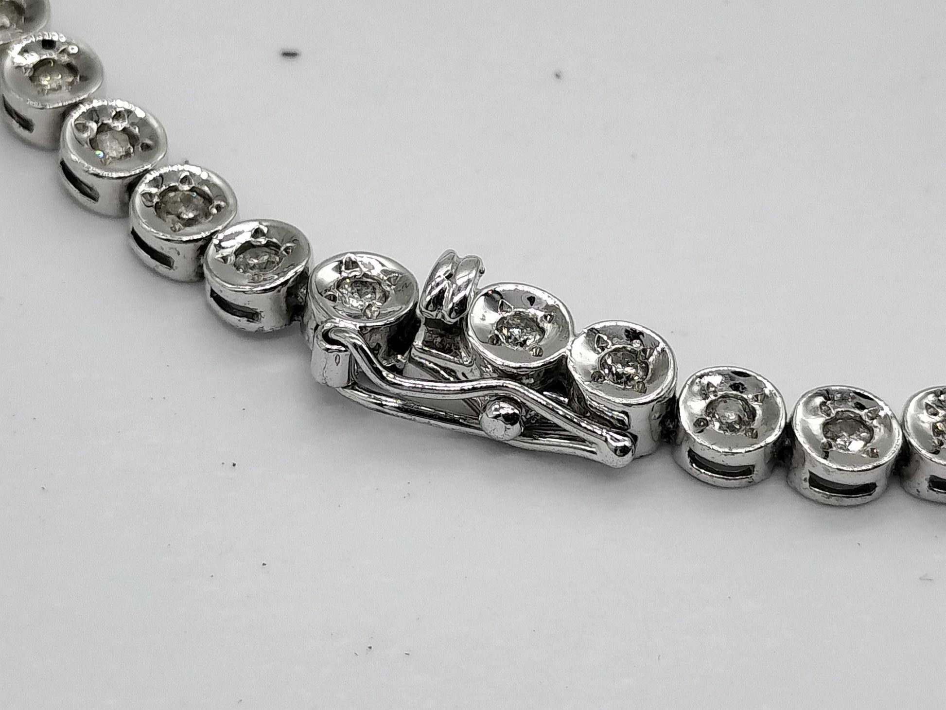 D1.00ct. Pt850 9.1g Bracelet/Bangle 