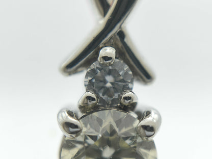 D0.301ct FD0.04ct Pt900/850 4.9g Necklace 