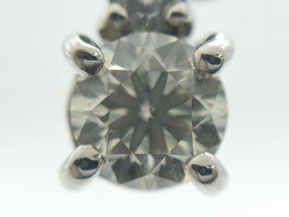 D0.301ct FD0.04ct Pt900/850 4.9g Necklace 