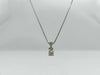 D0.301ct FD0.04ct Pt900/850 4.9g Necklace 