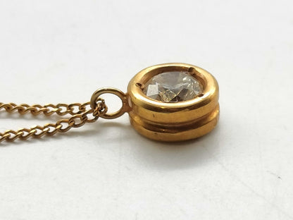 D0.36ct K18 2.5g Necklace 