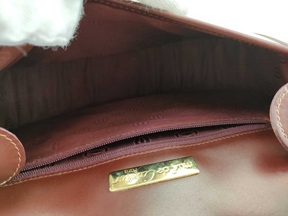 (10460_0126) Cartier Mast Mast Bordeaux Logo Shoulder Bag