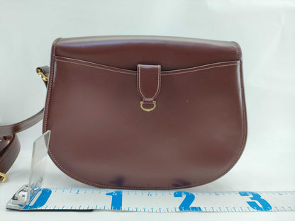 (10460_0126) Cartier Mast Mast Bordeaux Logo Shoulder Bag