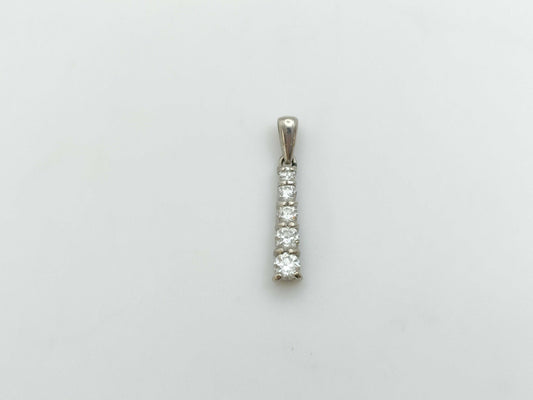 D0.32ct K18WG 1.1g Pendant Top 