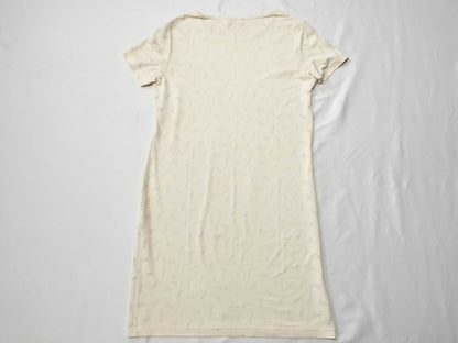 Yves Saint Laurent Vintage/Cassandra Logo Short Sleeve Dress
