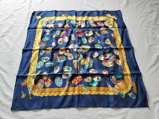 HERMES Carré 90 Hermes Egg Scarf