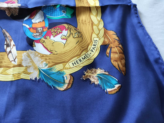 HERMES Carré 90 Hermes Egg Scarf
