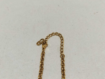 Dior Dior Necklace CD Gold Rhinestone Necklace