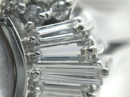 Pearl diameter: approx. 10.0mm, D0.50ct, PT900, 12.7g, Ring 