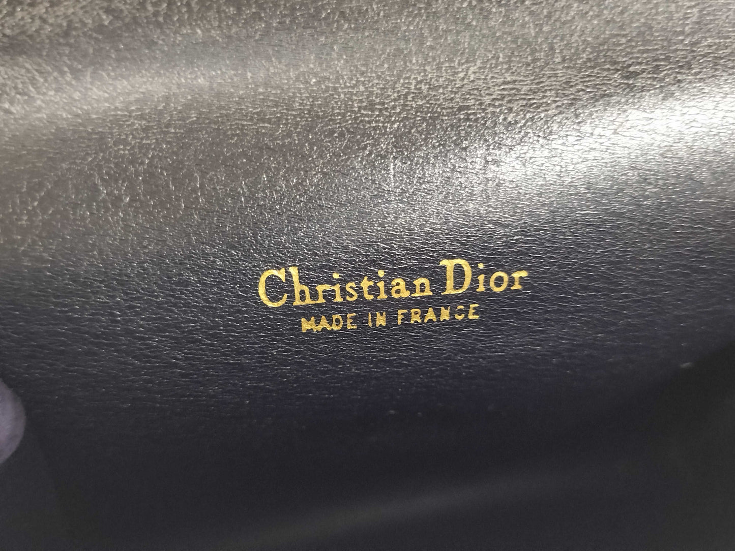 (10460_0352) Dior Vintage Chain Pochette Shoulder Bag