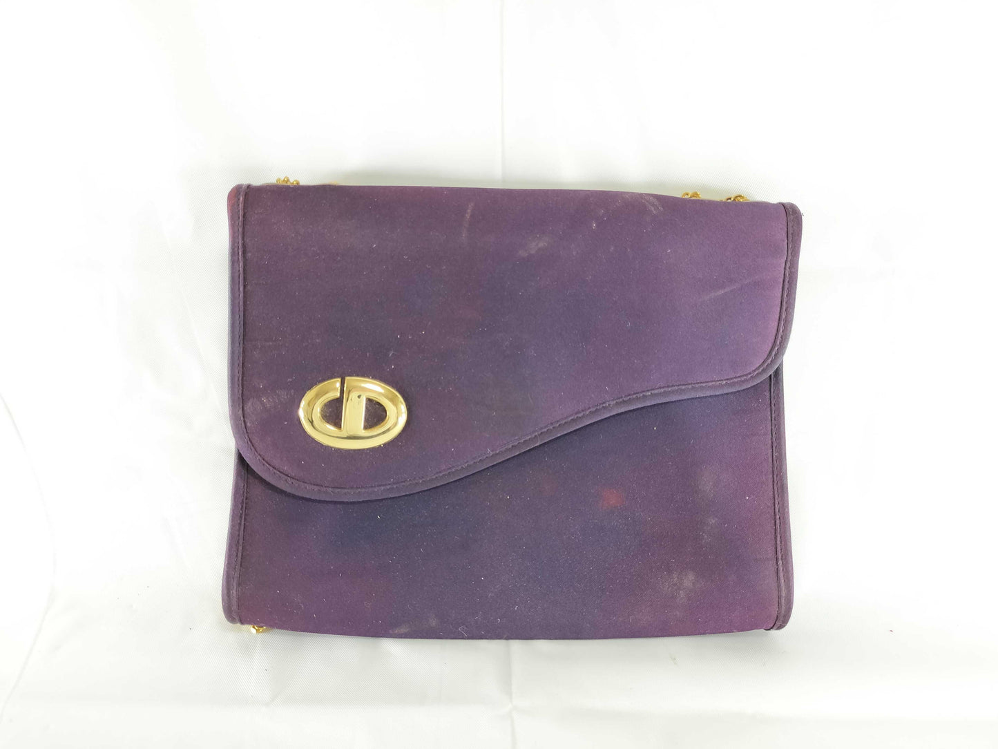 (10460_0352) Dior Vintage Chain Pochette Shoulder Bag