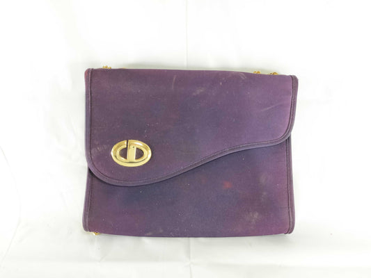 (10460_0352) Dior Vintage Chain Pochette Shoulder Bag