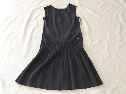 (10462_0123) CHANEL Sleeveless Knit Dress AW003 Dress