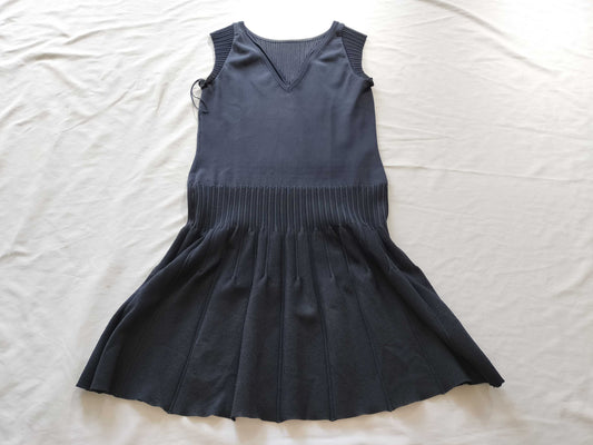 (10462_0123) CHANEL Sleeveless Knit Dress AW003 Dress