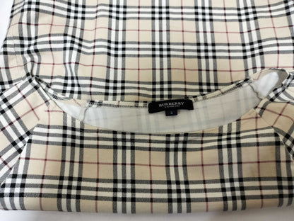 BURBERRY Burberry Check Pattern Size 2 T-shirt