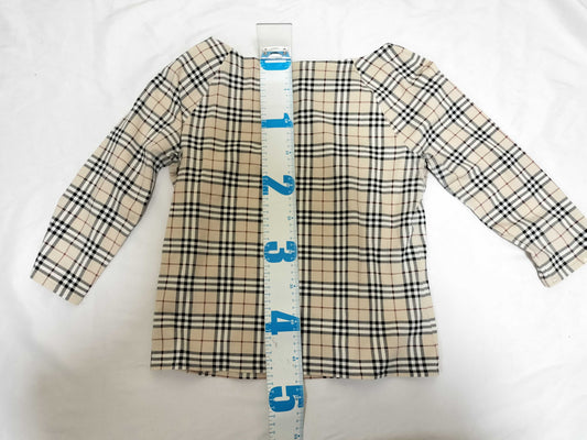 BURBERRY Burberry Check Pattern Size 2 T-shirt