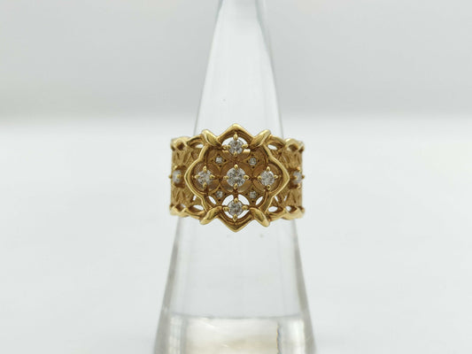 D0.30ct K18 8.3g Ring 