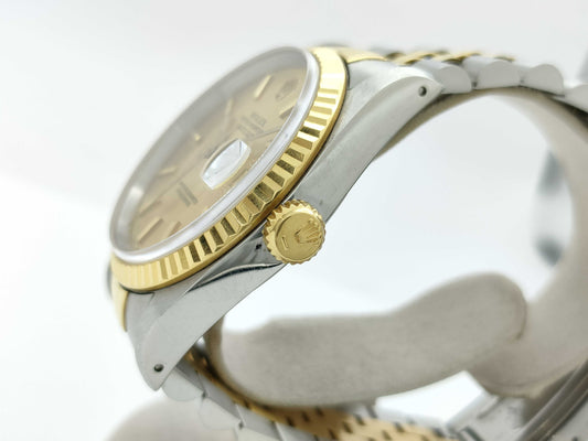 ROLEX 16233 L887815 Champagne Dial Boys' Watch