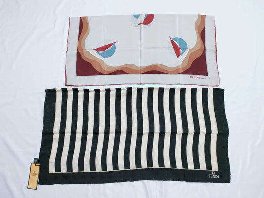 FENDI/CELINE Scarf 2-Piece Scarf