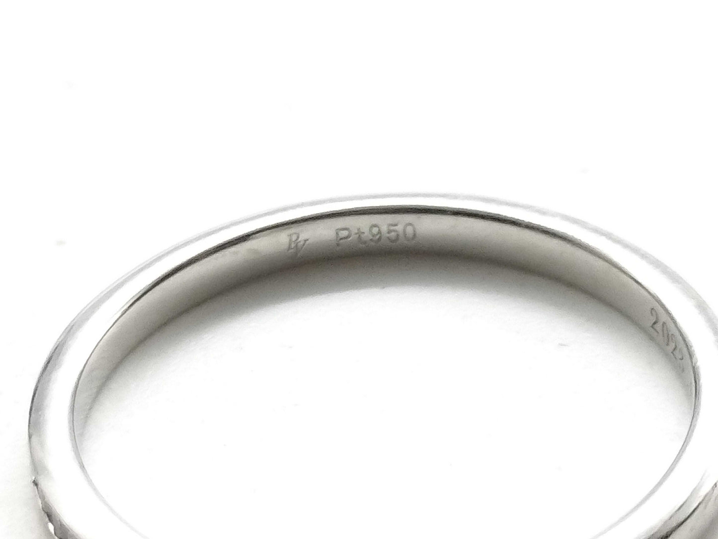 Ponte Vecchio D0.12ct PT950 2.4g Ring 