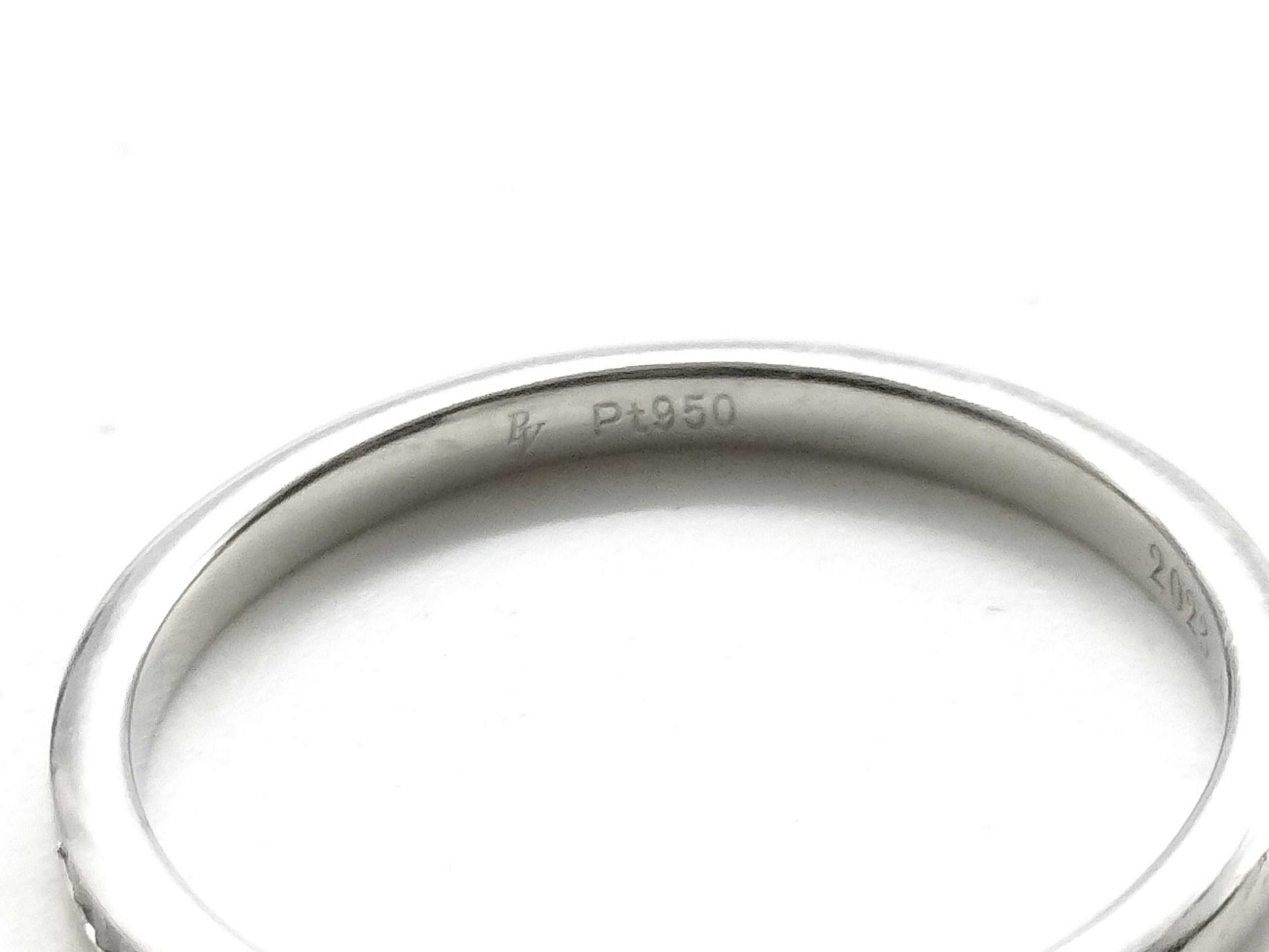 Ponte Vecchio D0.12ct PT950 2.4g Ring 