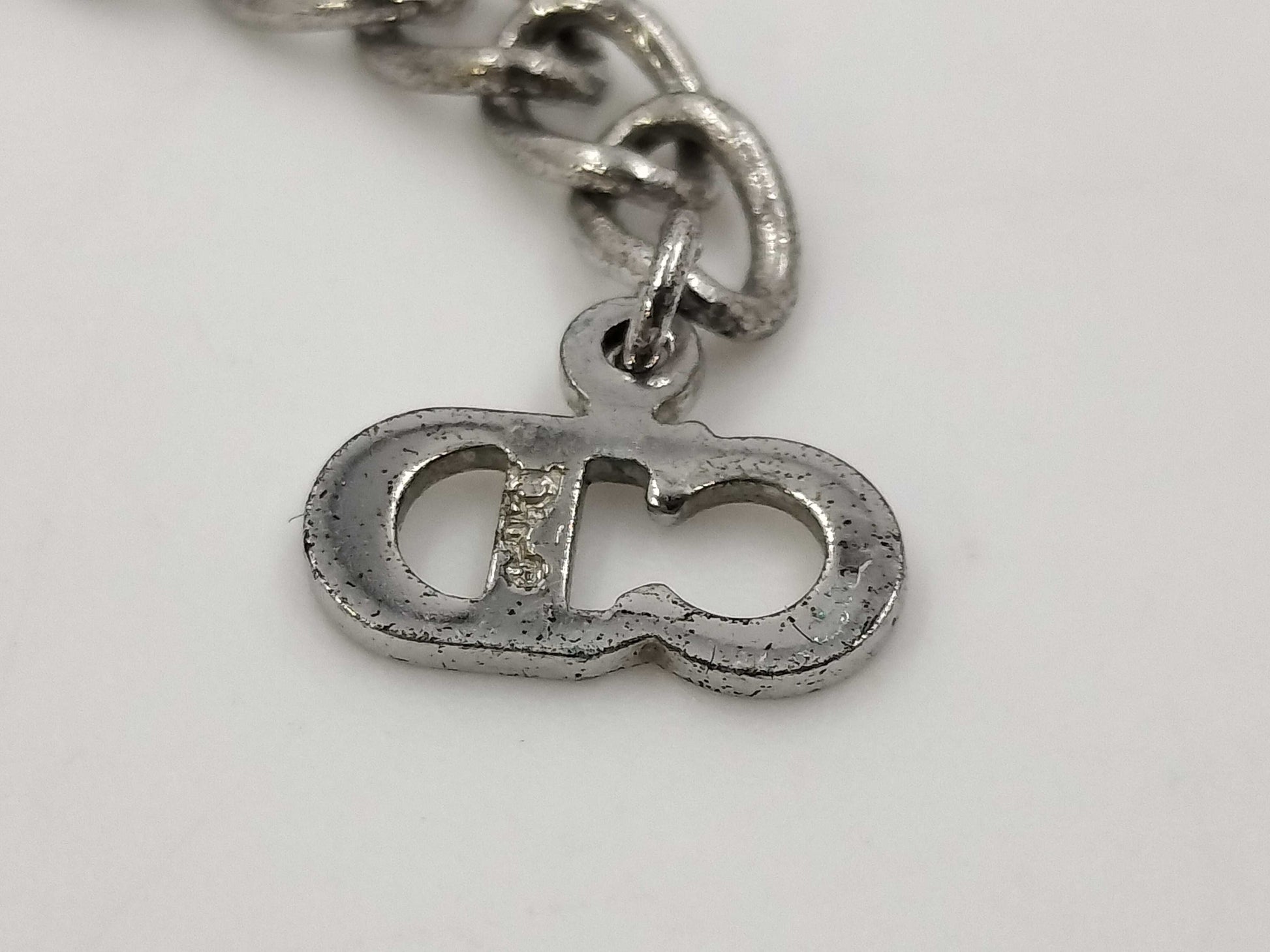 (10461_0326) Dior Logo Necklace Black Necklace