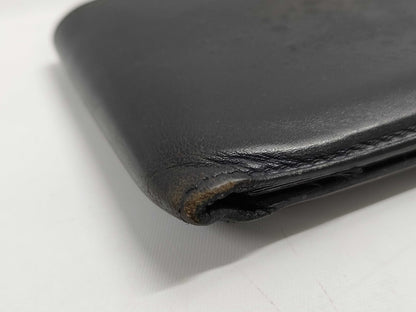 Berluti Bifold Leather Wallet Black
