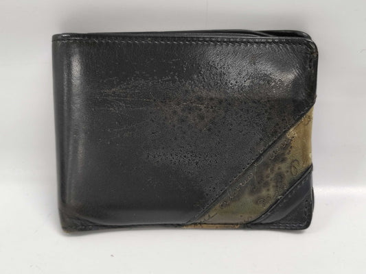 Berluti Bifold Leather Wallet Black