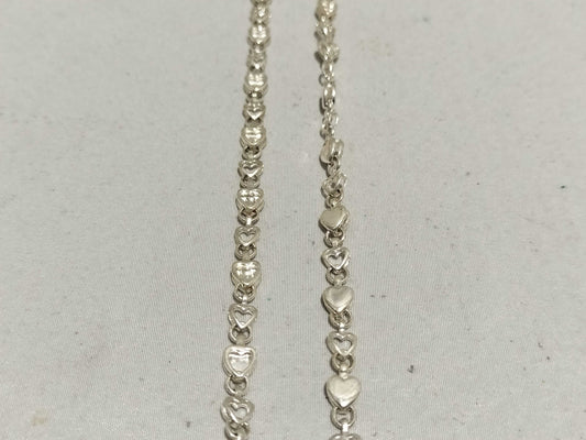 Tiffany & Co. Puff Heart Necklace, SV925, 14.8g