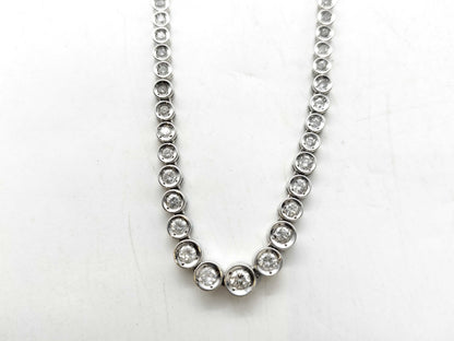 D5.00ct PT850 28.3g Necklace 