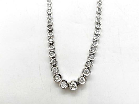 D5.00ct PT850 28.3g Necklace 