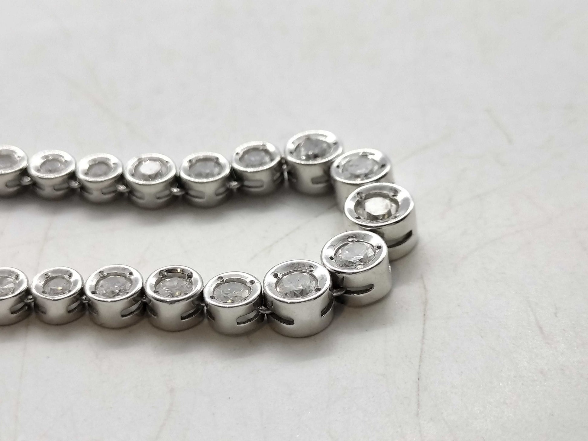 D5.00ct PT850 28.3g Necklace 