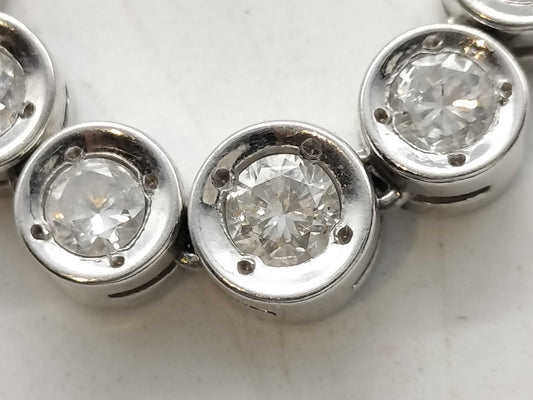 D5.00ct PT850 28.3g Necklace 