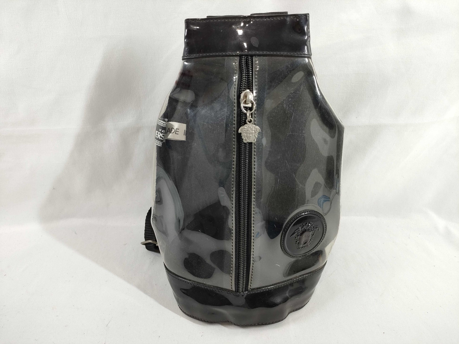 VERSACE Backpack Vinyl Shoulder Bag