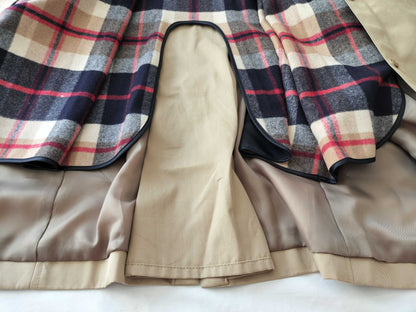 (10462_0282) MACKINTOSH Long Coat Coat with Check Liner