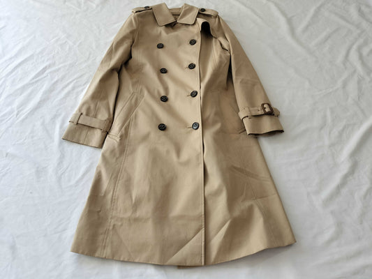 (10462_0282) MACKINTOSH Long Coat Coat with Check Liner