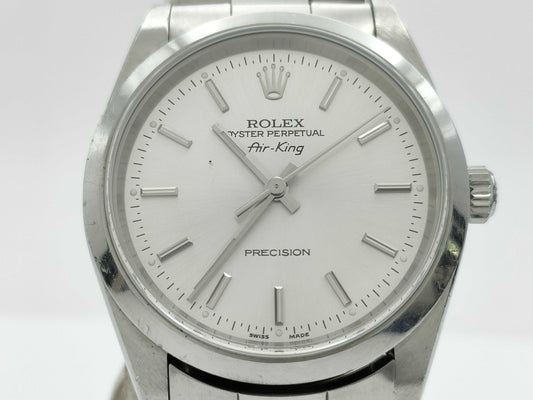 ROLEX 14000 A149431 Silver Dial Boys' Watch