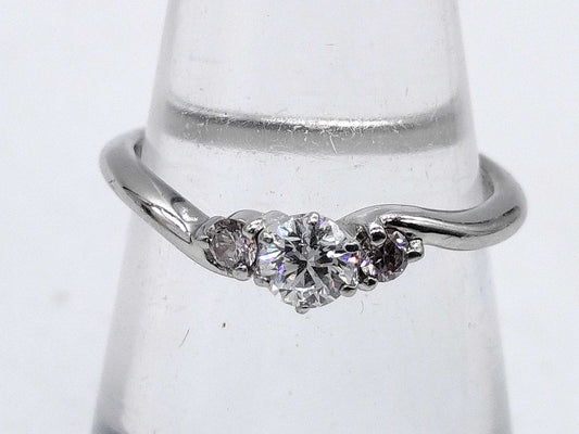 D0.212ct PD0.10ct Pt1000 3.0g Ring 