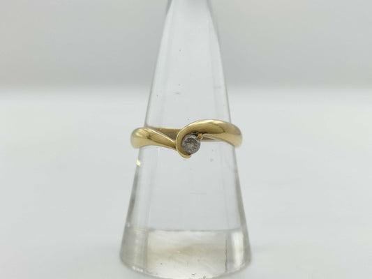D0.12ct K18 3.2g Ring 