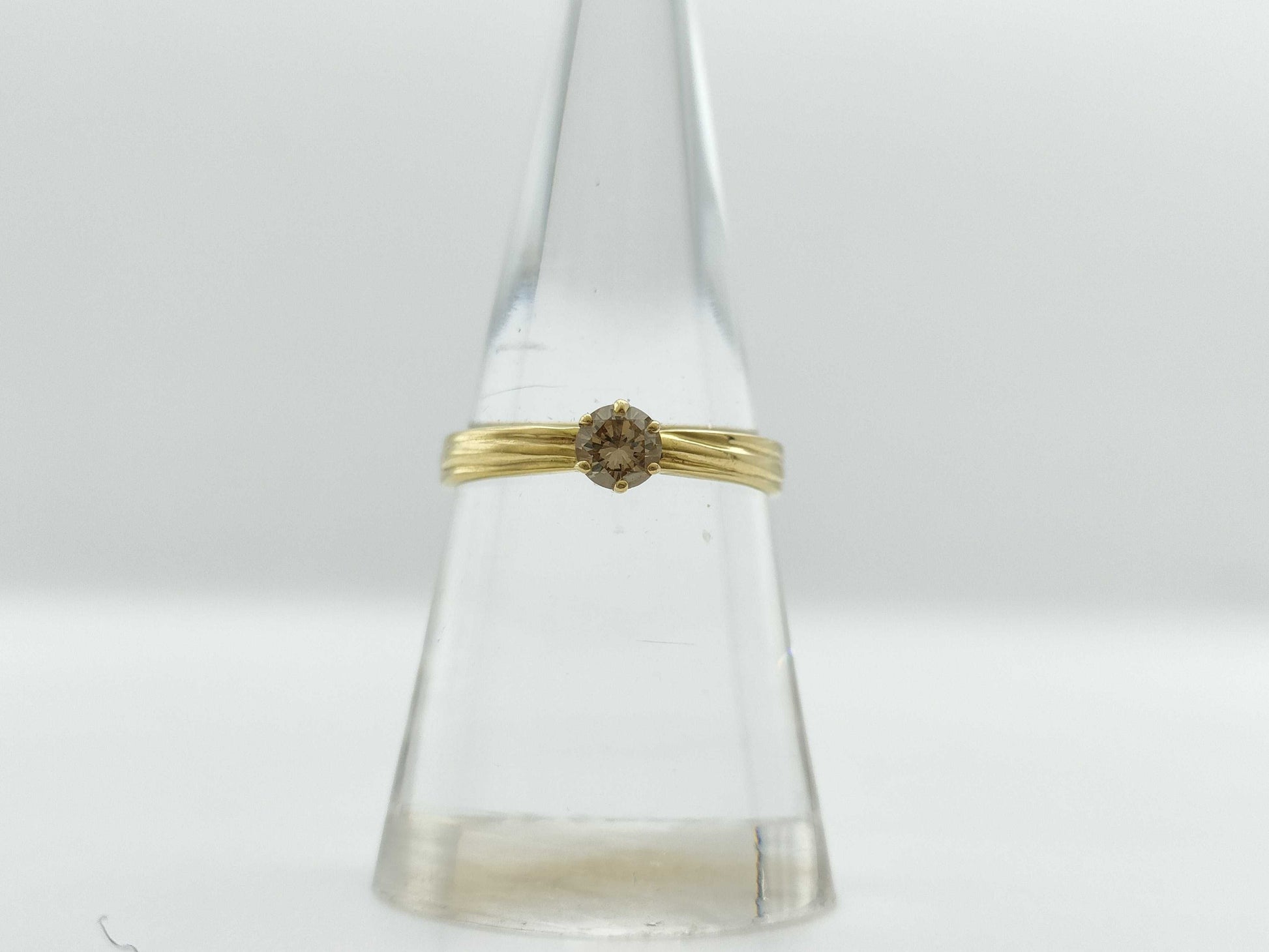 D0.21ct K18 1.4g Ring 