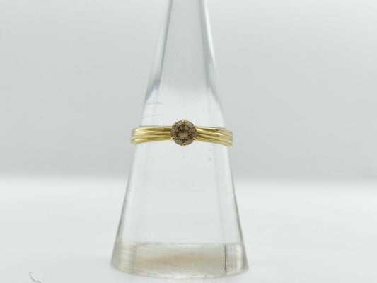 D0.21ct K18 1.4g Ring 