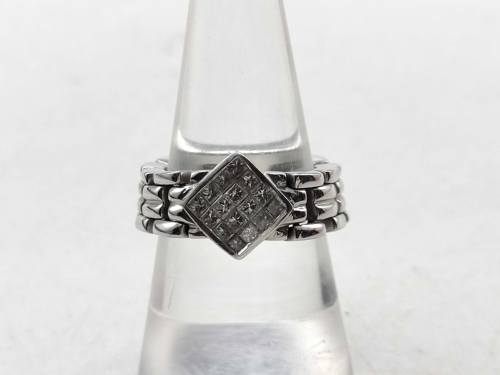 D0.80ct K18 10.0g Ring 