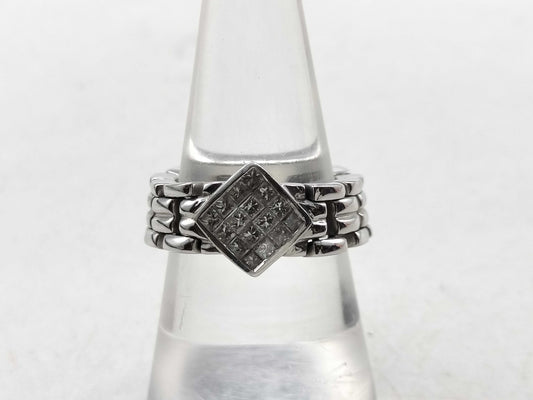 D0.80ct K18 10.0g Ring 