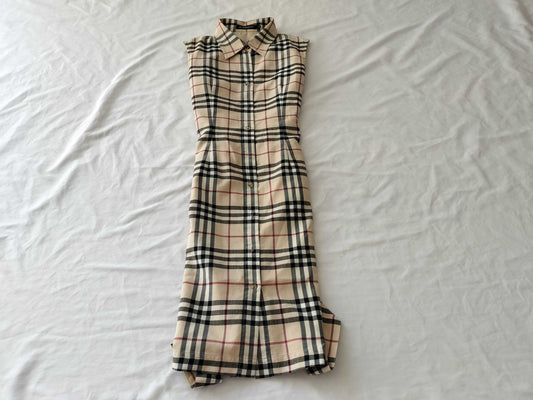 (10462_0201) BURBERRY Nova Plaid Dress Dress