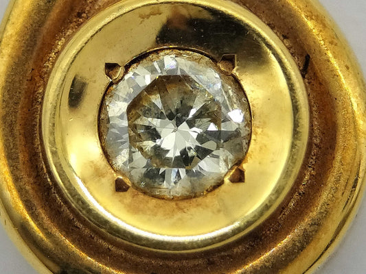 D0.24ct K18 2.4g Pendant Top 
