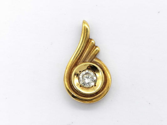D0.24ct K18 2.4g Pendant Top 