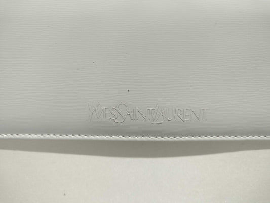 Yves Saint Laurent Vintage Leather Gold Logo Handbag