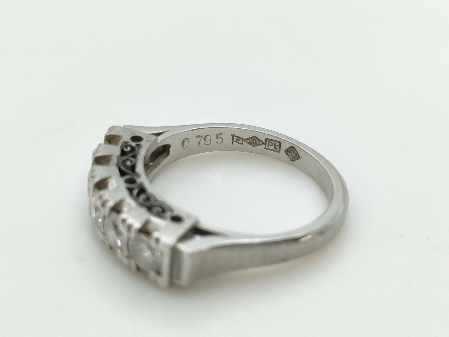 D0.795ct PT900 7.2g Ring 